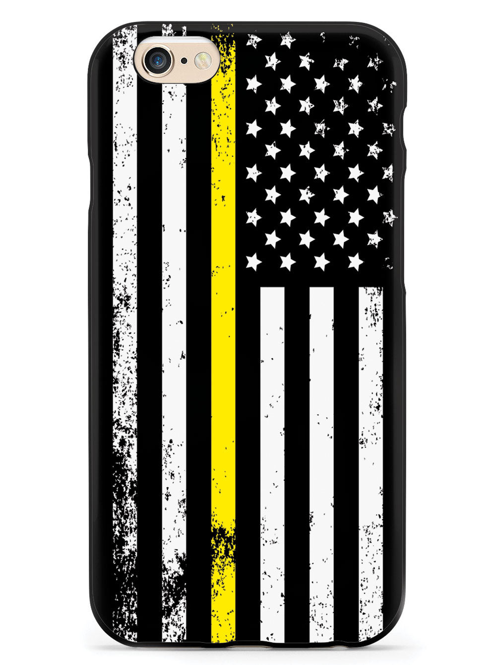 Downward American Flag - Thin Yellow Line Case