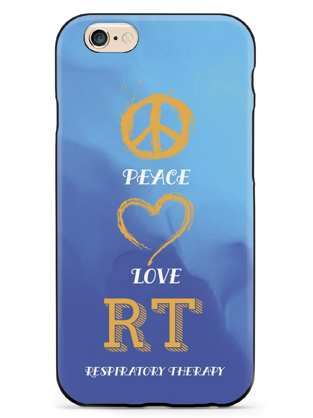 Peace, Love, Respiratory Therapy  - Black Case