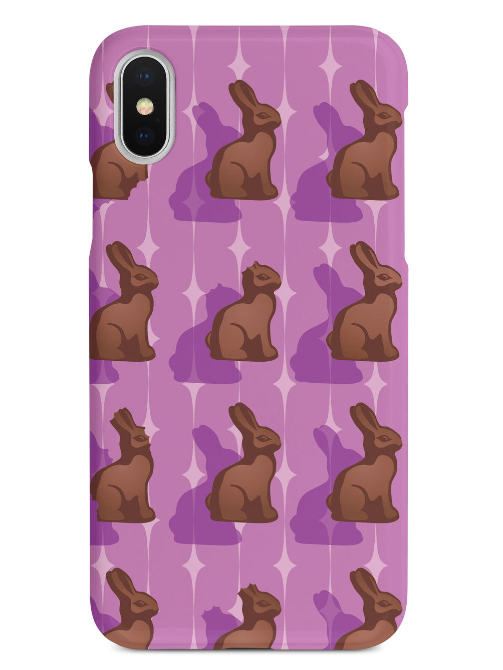 Purple Chocolate Bunny - Black Case