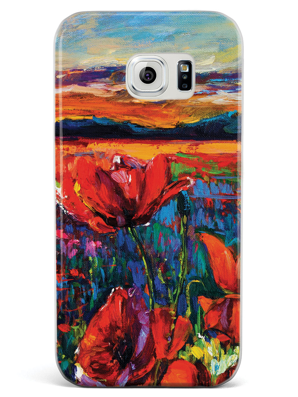 Red Tulips Impressionist Painting Case