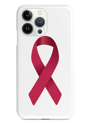 Burgundy Ribbon Awareness Case