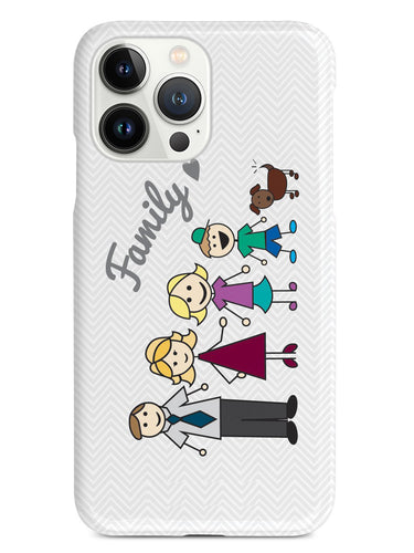 Love My Family - Stick Family Case