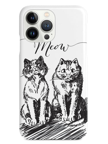Meow! Sketchy Kitties Cat Case