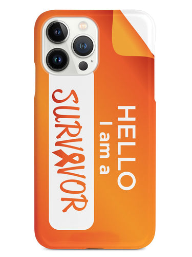 Hello, I am a Survivor  - Orange Case