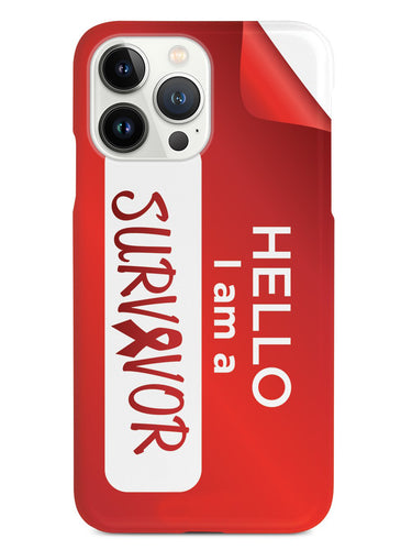 Hello, I am a Survivor  - Red Case