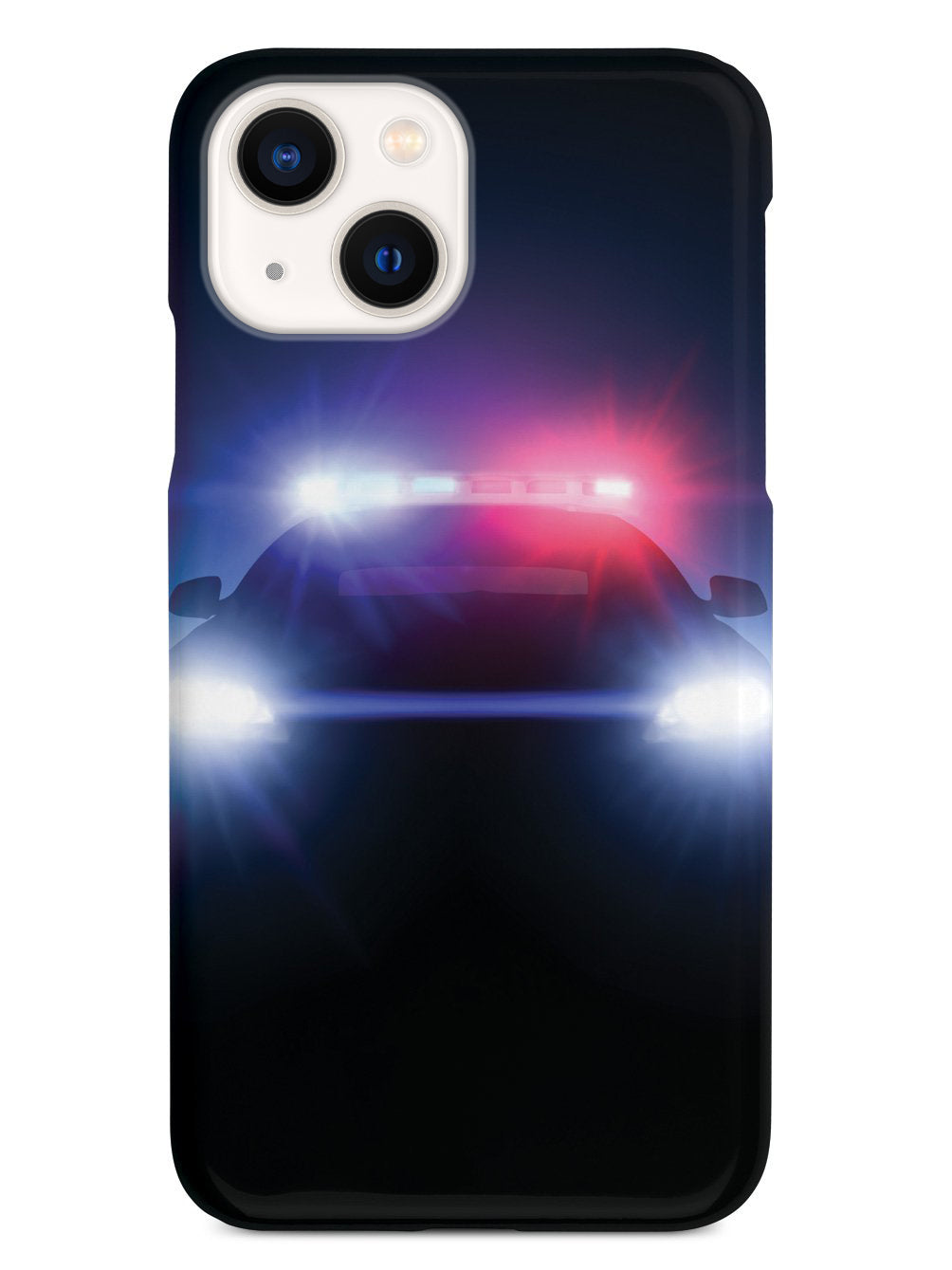 Stealth Police Car - Flashing Blue & Red Lights Case