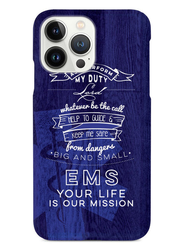 EMS Paramedic - As I Perform my Duty Case