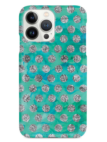 Teal & Glitter Pattern Case