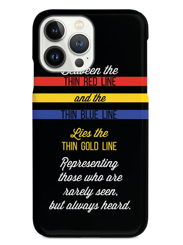 Between Red and Blue Lies Gold - 911 Dispatch Case