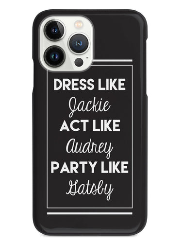 Jackie, Audrey, and Gatsby Case