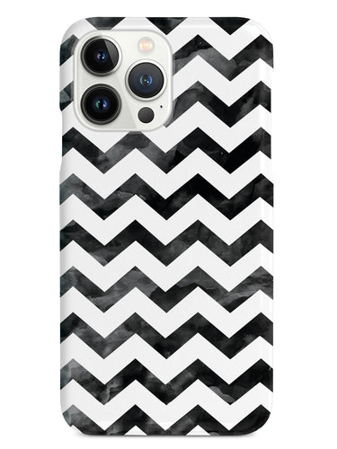 Watercolor Chevron Pattern - Black Case