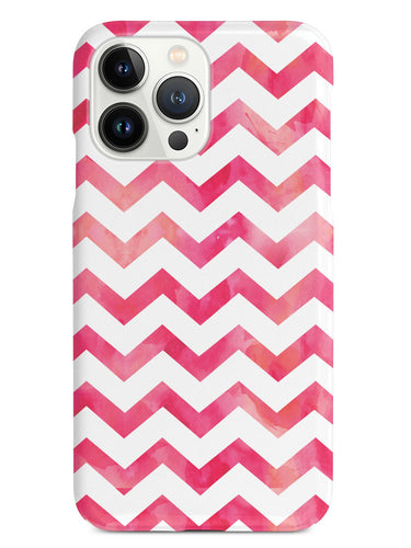 Watercolor Chevron Pattern - Hot Pink Case