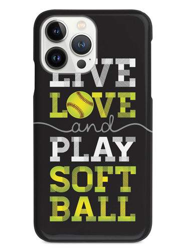 Live Love & Play Softball Case