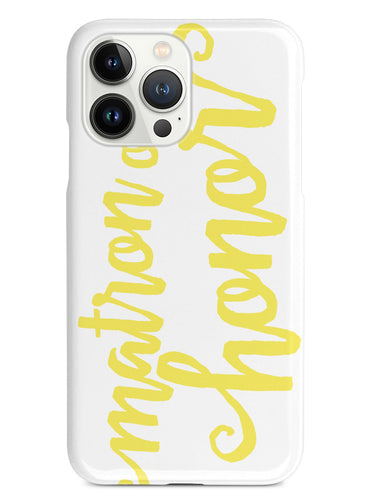 Matron of Honor - Yellow Case