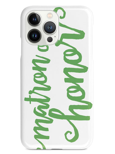 Matron of Honor - Emerald Green Case
