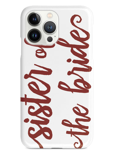 Sister of the Bride - Crimson Red Case