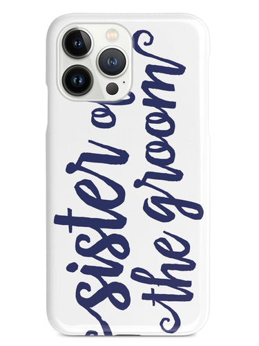 Sister of the Groom - Navy Blue Case