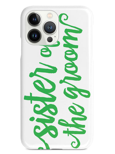 Sister of the Groom - Emerald Green Case
