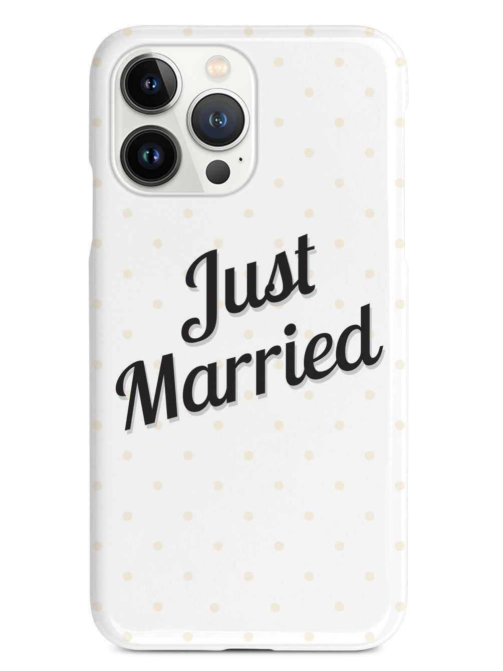 Just Married - Polka Dots Case