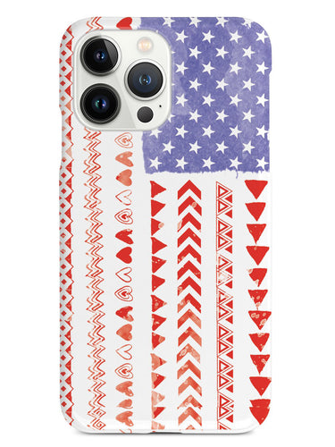 American Flag - Distressed Pattern Case