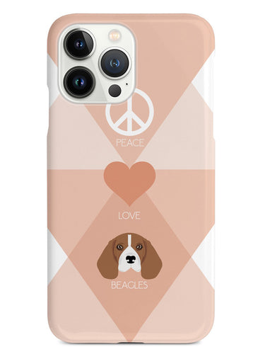 Peace, Love & Beagles Case