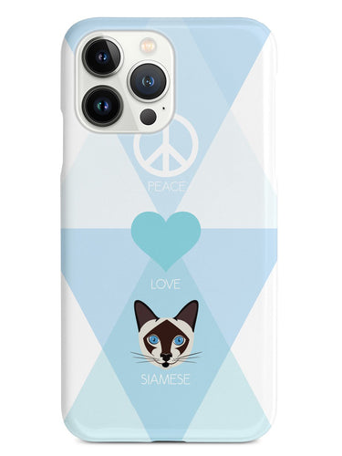 Peace, Love & Siamese Cats Case