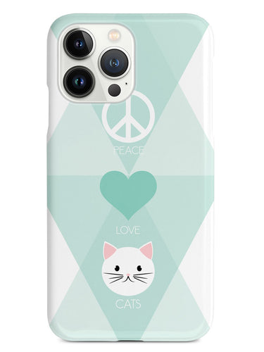 Peace, Love & Cats Case