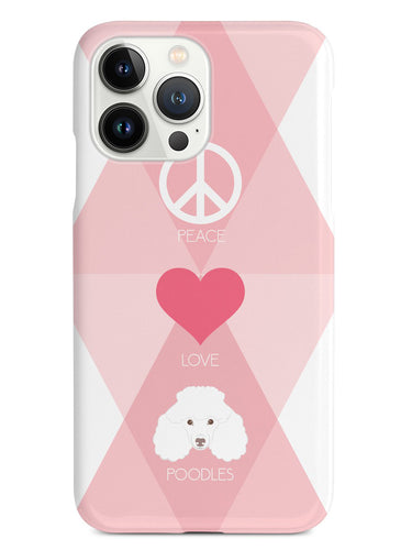 Peace, Love & Poodles Case