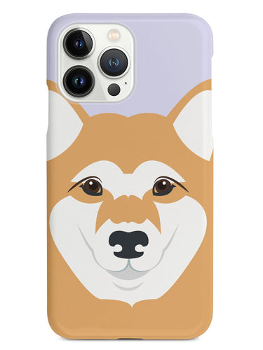 Shiba Inu Face - Dog Case