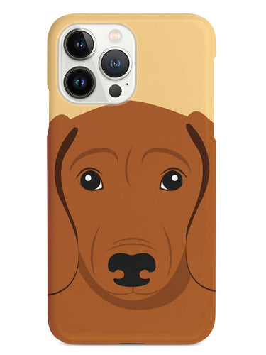 Dachshund Face - Dog Case