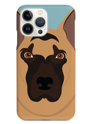 German Shepherd Face - Dog Case