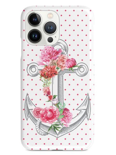 Pink Flower Anchor Case