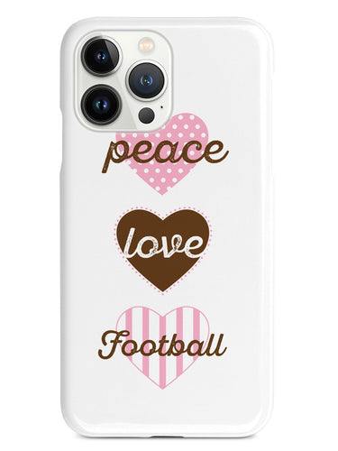 Peace Love Football Case