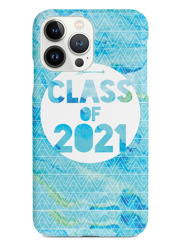 Class of 2021 - Blue Watercolor Case