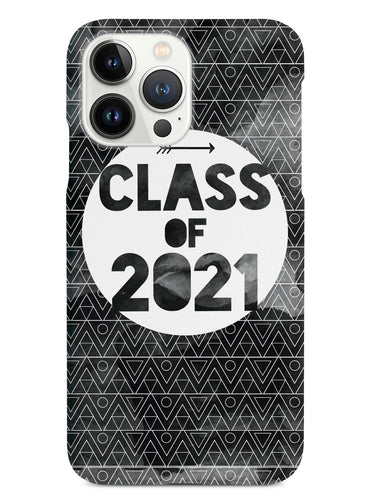 Class of 2021 - Black Watercolor Case