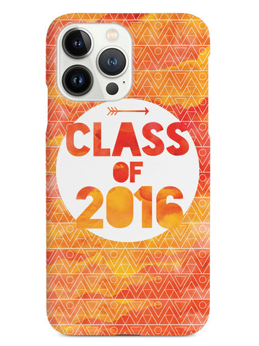 Class of 2016 - Orange Watercolor Case