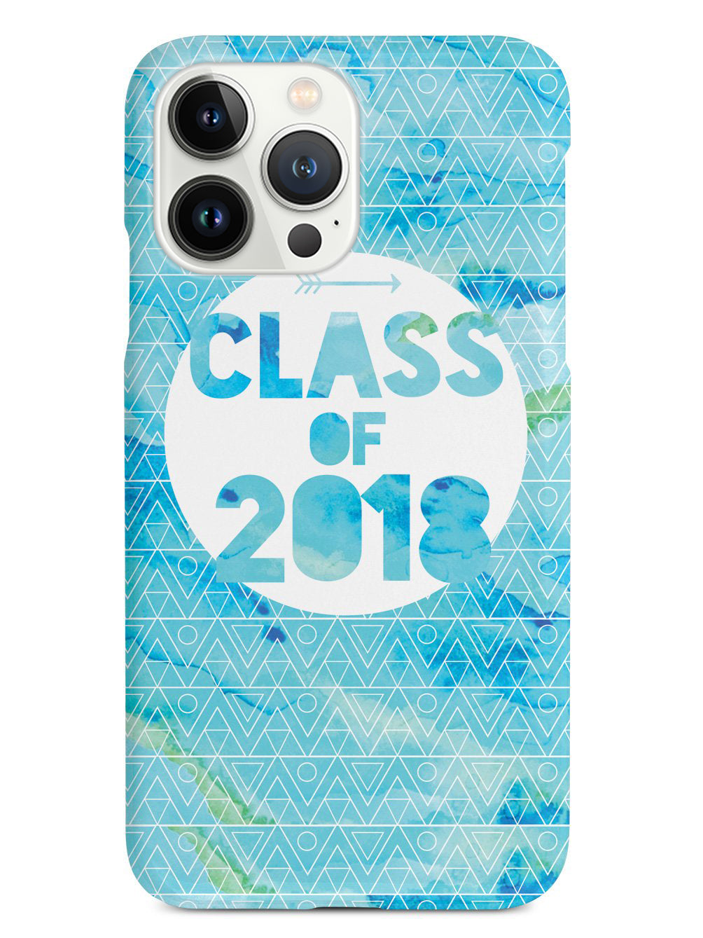 Class of 2018 - Blue Watercolor Case