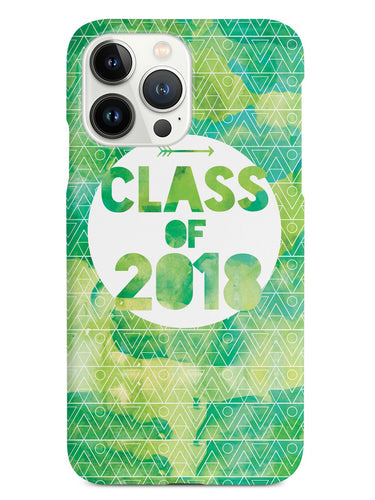 Class of 2018 - Green Watercolor Case