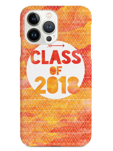 Class of 2018 - Orange Watercolor Case