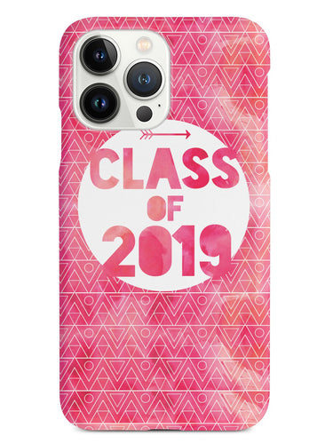 Class of 2019 - Pink Watercolor Case