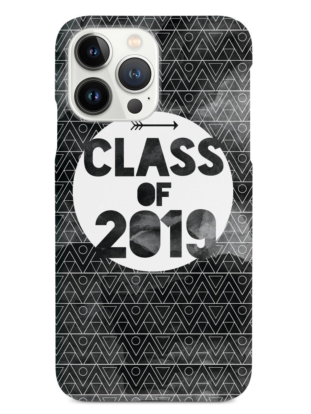 Class of 2019 - Black Watercolor Case