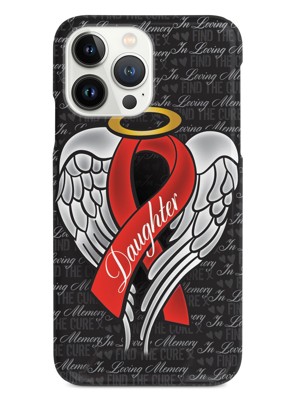 In Loving Memory of My Daughter - Red Ribbon Case
