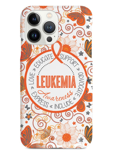 Leukemia Awareness - Butterfly Pattern Case