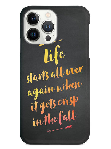 Life Starts All Over Again Case