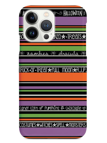Halloween Stripes Pattern Case