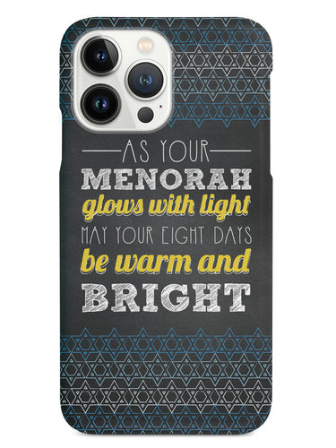 May Your Eight Days Be Warm and Bright - Hanukkah Case
