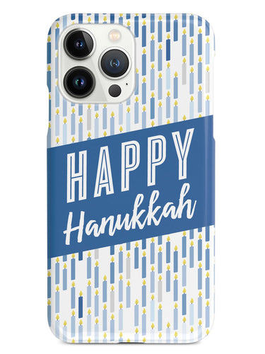 Happy Hanukkah - Candle Pattern Case