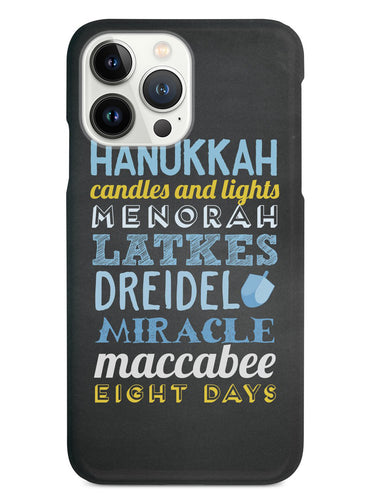 Hanukkah Words Case