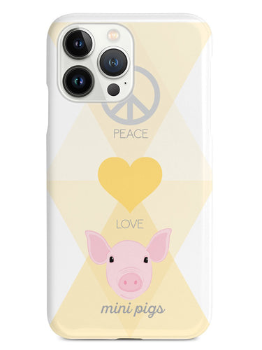 Peace Love & Mini Pigs Case