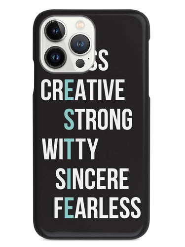 BESTIE - Teal on Black Case